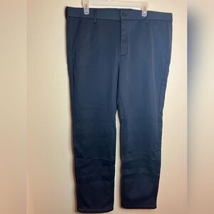 IDEALSANXUN Fleece Lined Pants for Mens Straight Leg Casual Stretch Dress Pants